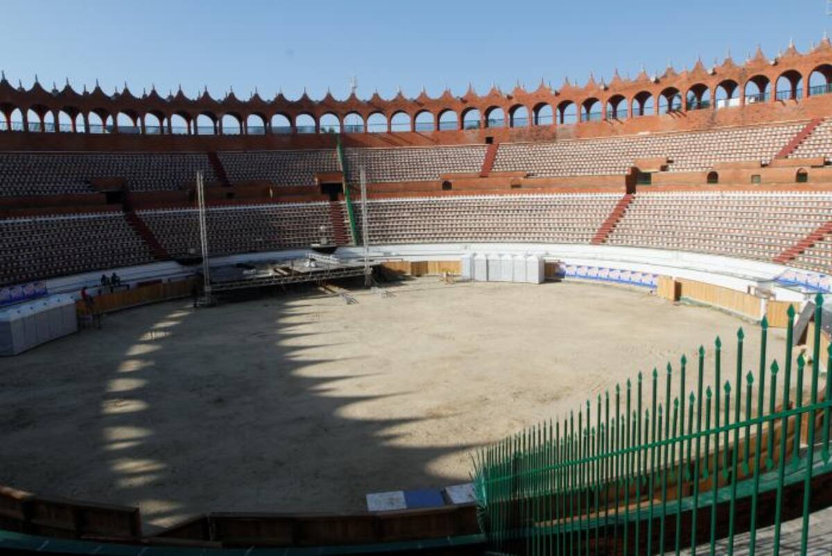 Plaza de Toros de Cartagena de Indias, lugar donde el 2 de enero se hizo el concierto Tsunami Vallenato. JULIO CASTAÑO - EL UNIVERSAL