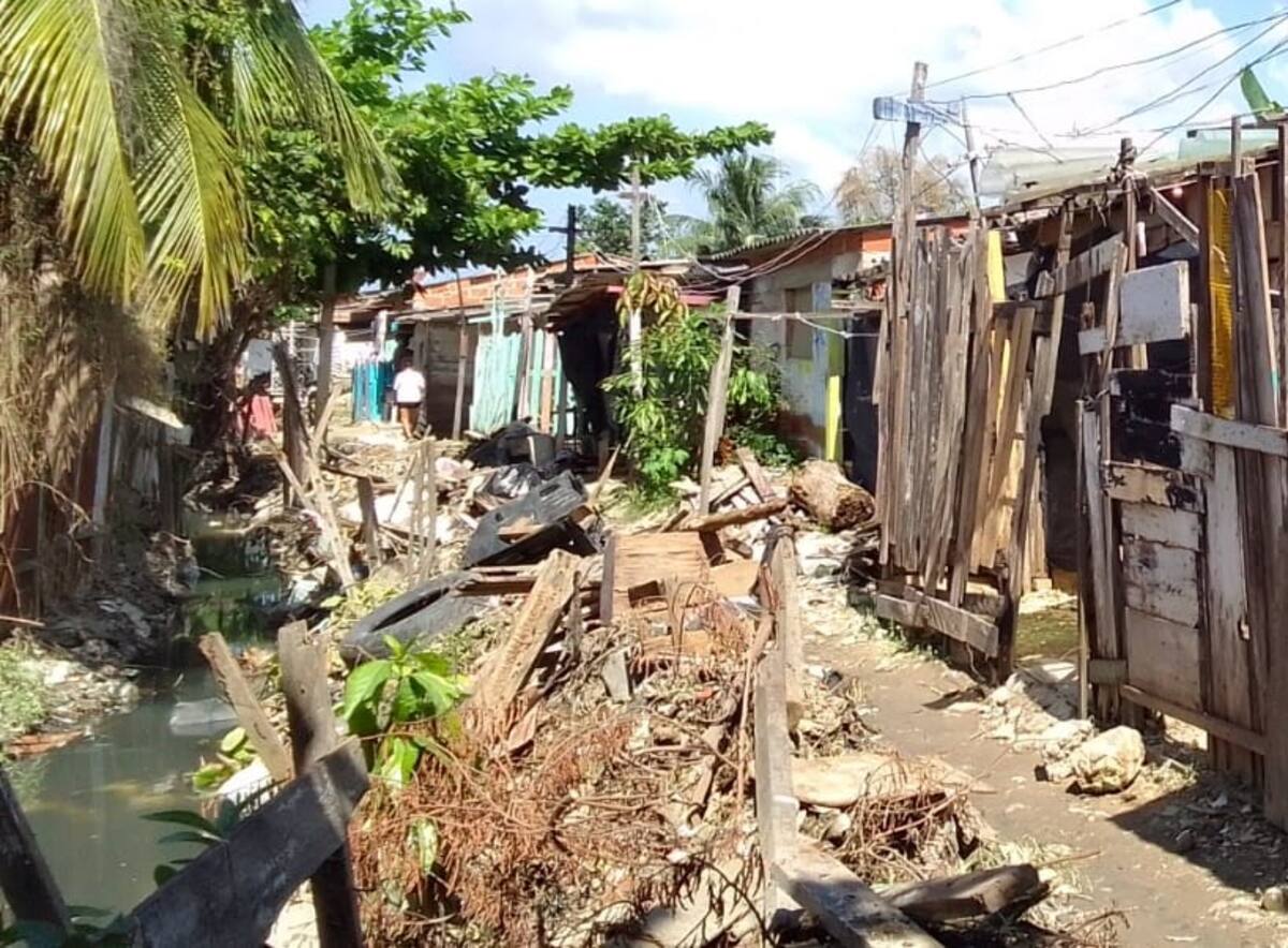 Barrios de Cartagena donde viven personas en pobreza. // Foto Cortesía.