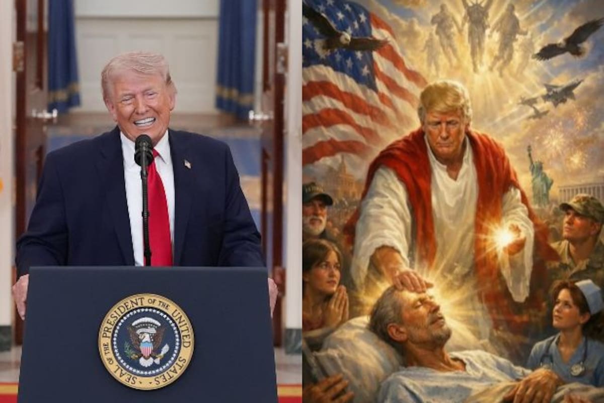 ¿Donald Trump como Jesucristo? La curiosa imagen que genera polémica en redes