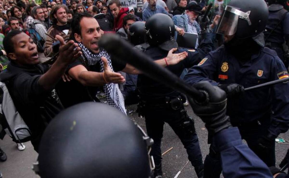 Disturbios en España. AP Andres Kudacki