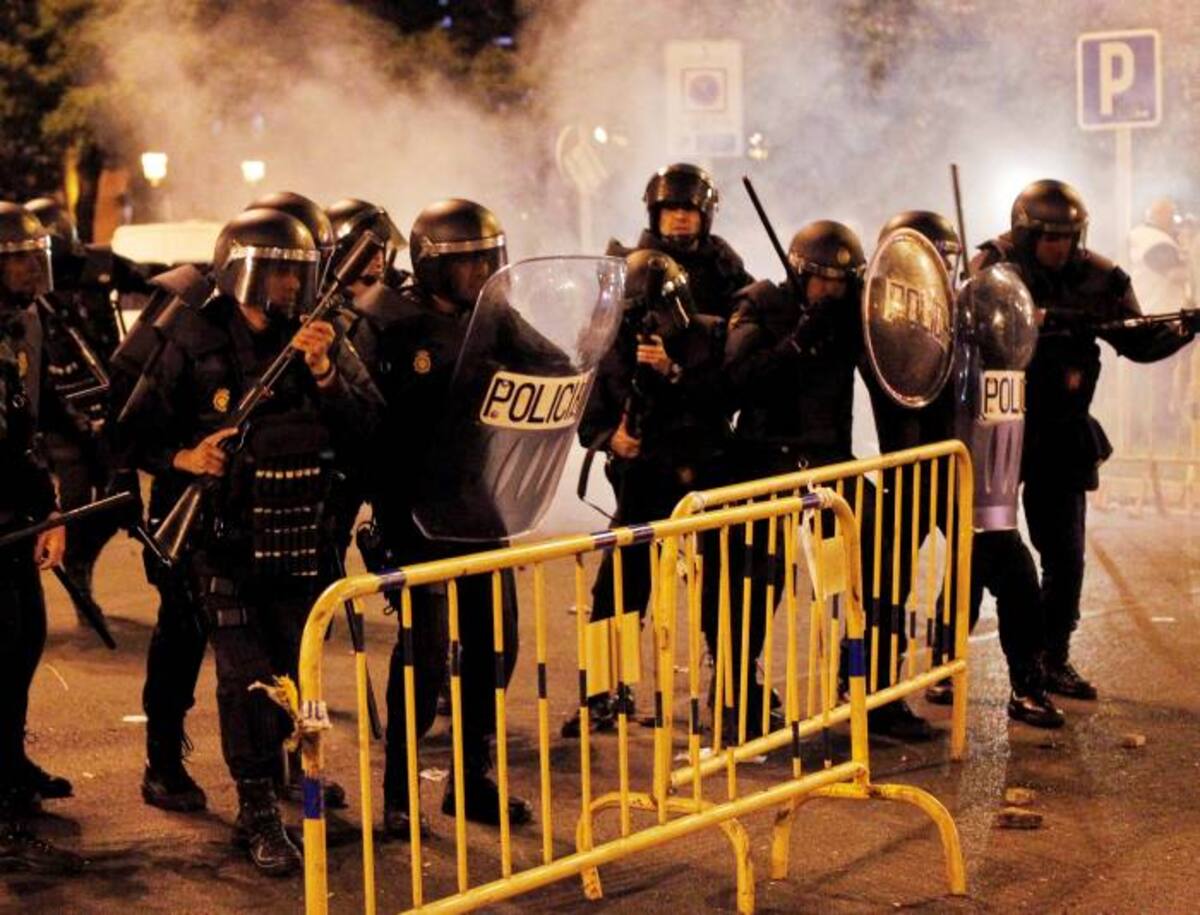 Disturbios en España. AP Andres Kudacki