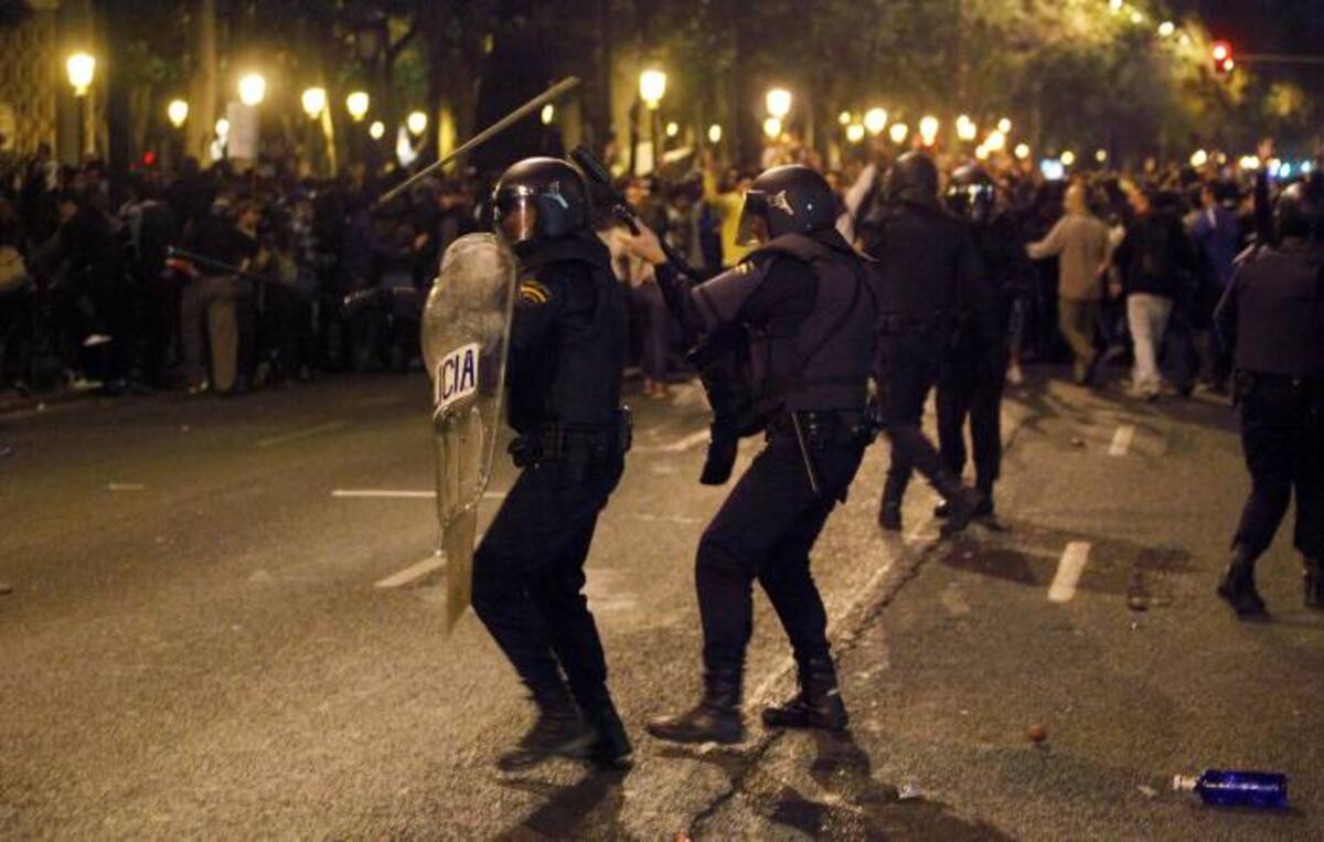 Disturbios en España. AP Andres Kudacki