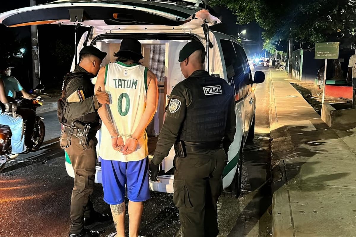 ¡Cayó armado! Policía capturó en flagrancia a alias ‘Alex’ en Olaya Herrera