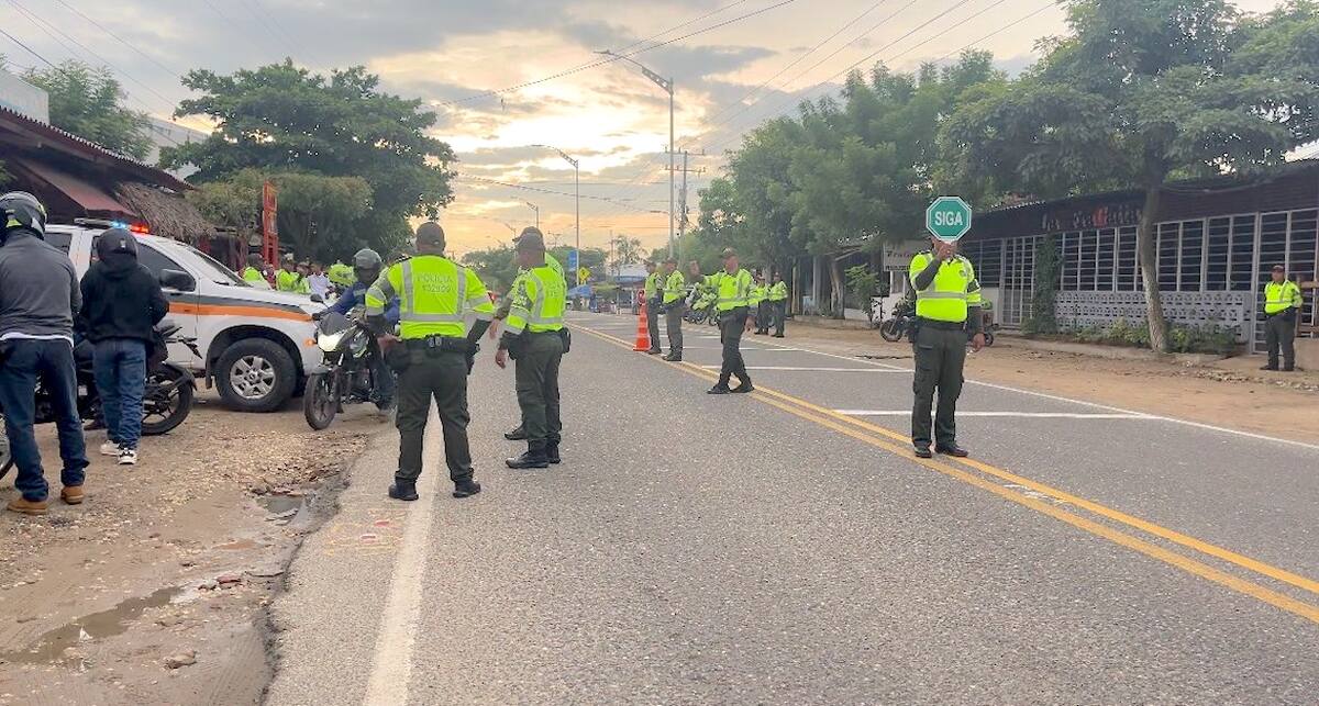 El Departamento de Policía de Tránsito Atlántico tendrá control en las vías nacionales para evitar accidentes durante el puente festivo del Día de Todos Los Santos.//Cortesía.