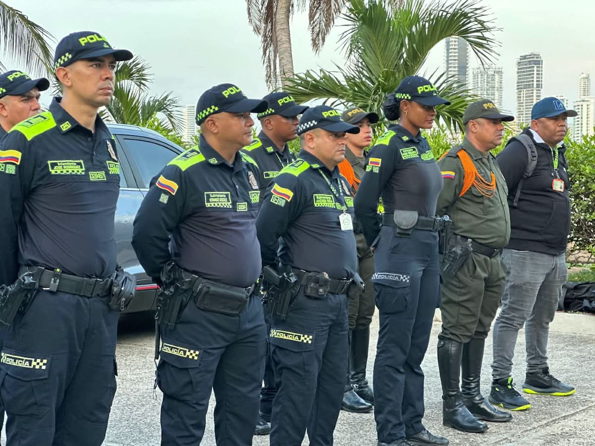 Policía despliega más de 3.500 uniformados en Cartagena por Amor y Amistad.