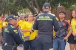 1.000 policías vigilarán los sitios donde se verá el partido Colombia vs. Congo