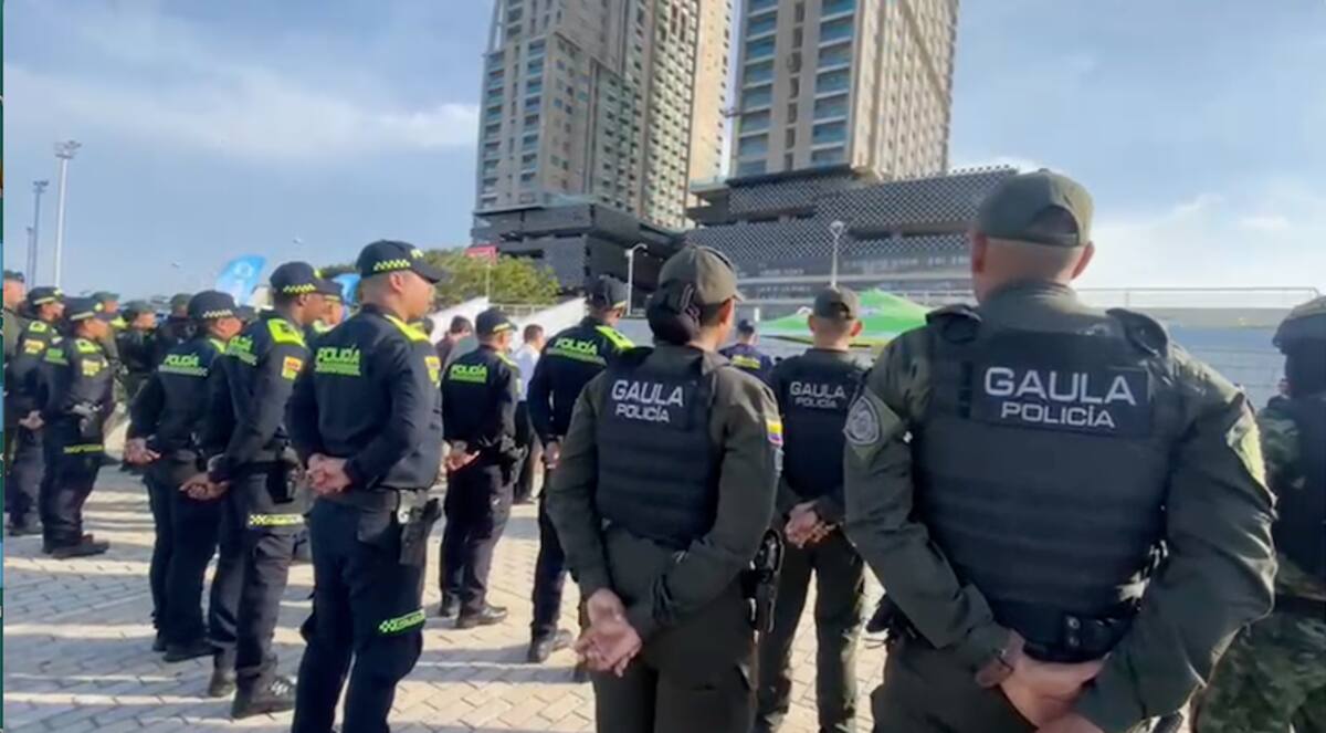 La Policía Metropolitana anunció que los sitios concurridos durante la Semana Santa tendrán una vigilancia especial.//Cortesía Policía Mebar.