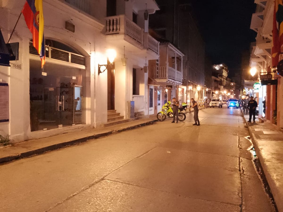 Policía Metropolitana de Cartagena, en el Centro Histórico.
