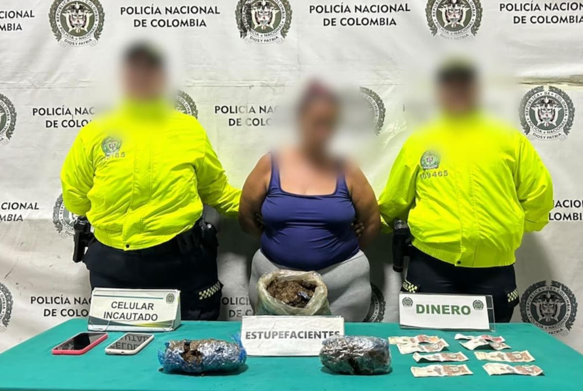 Durante la operación Blindaje 360, la Policía Metropolitana de Barranquilla asestó duros golpes a los expendedores de sustancias alucinógenas.// Cortesía Policía Meber