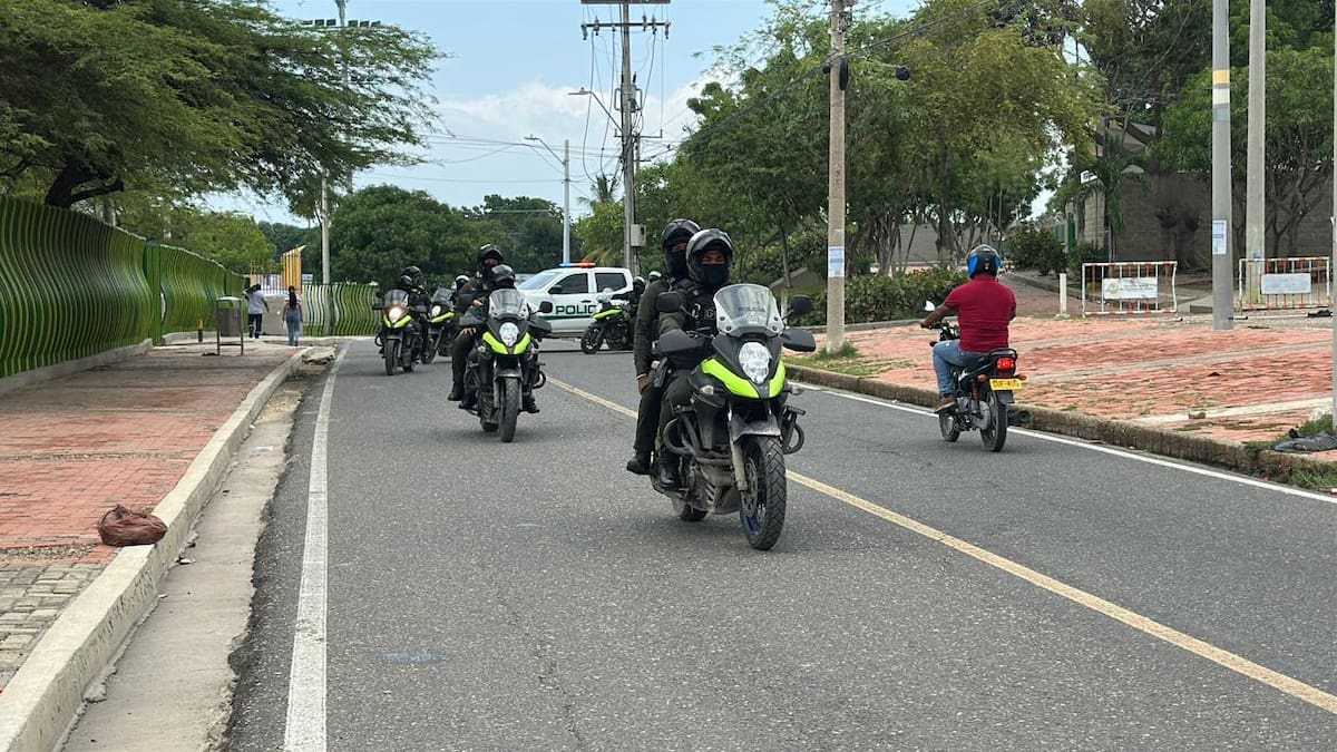 Policía Nacional desplegará operativo especial en Cartagena por el partido de Colombia vs. Uzbekistán. // Foto: cortesía Mecar