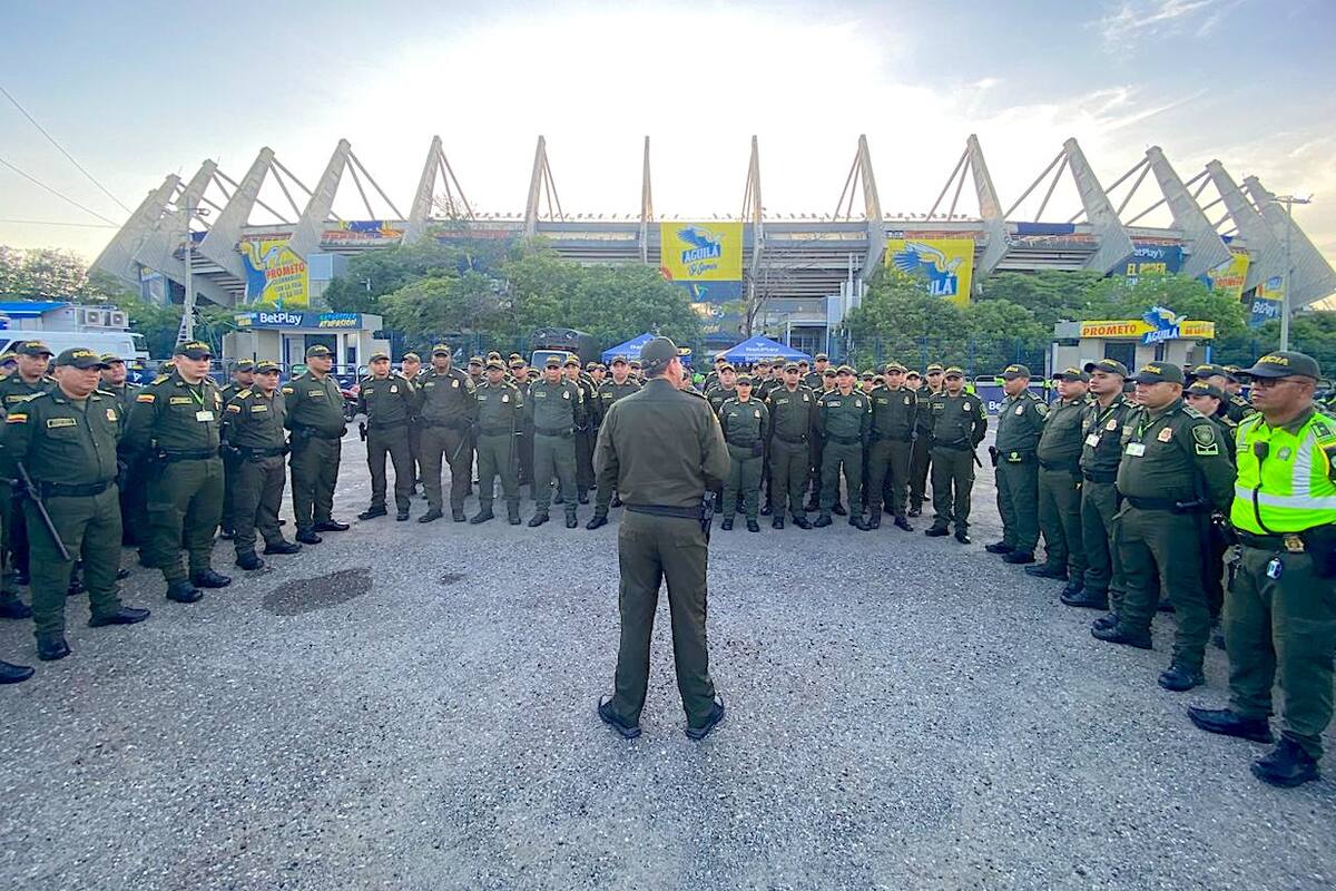Así será la seguridad en el ‘Metro’ para el partido Colombia-Argentina