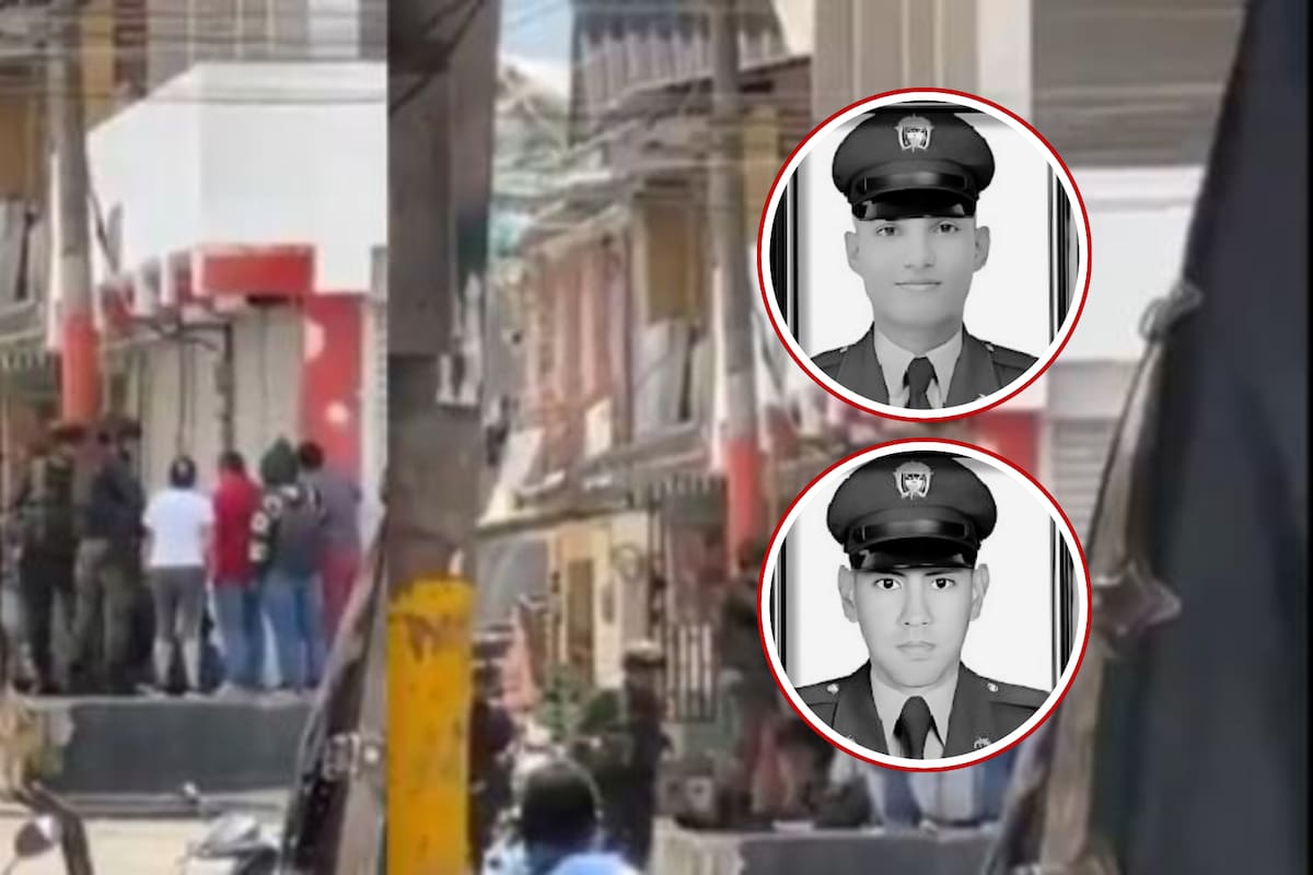 Así huyeron los presuntos asesinos de dos policías: les dispararon en plena calle