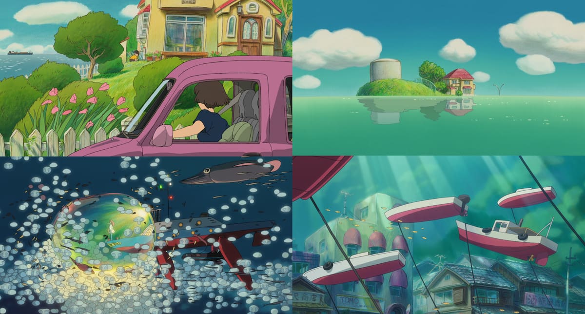 Visualmente, Ponyo es una de las obras más destacadas de Studio Ghibli.