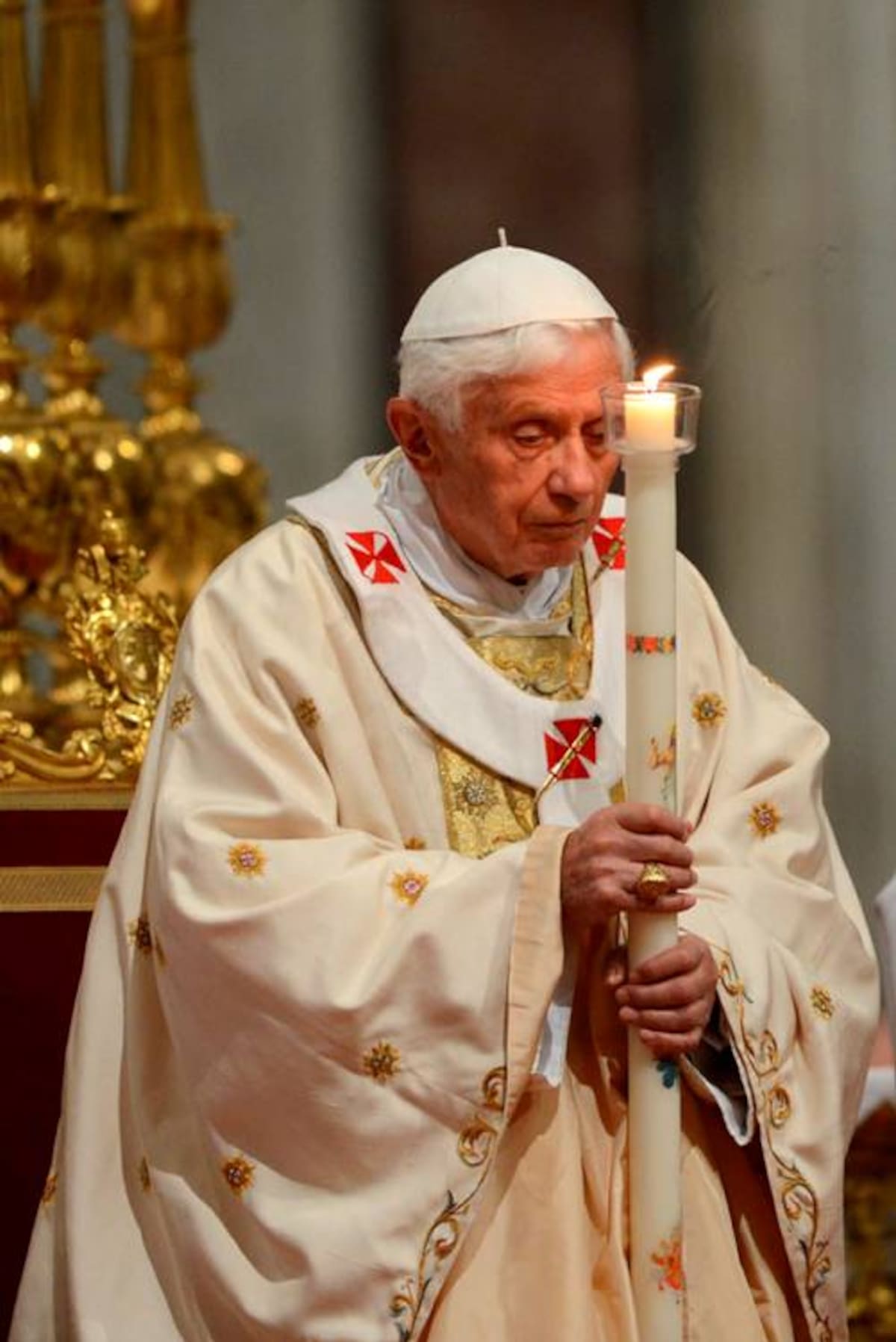 El papa dijo que la humanidad está sumida en la oscuridad y no distingue el bien del mal. AFP VINCENZO PINTO