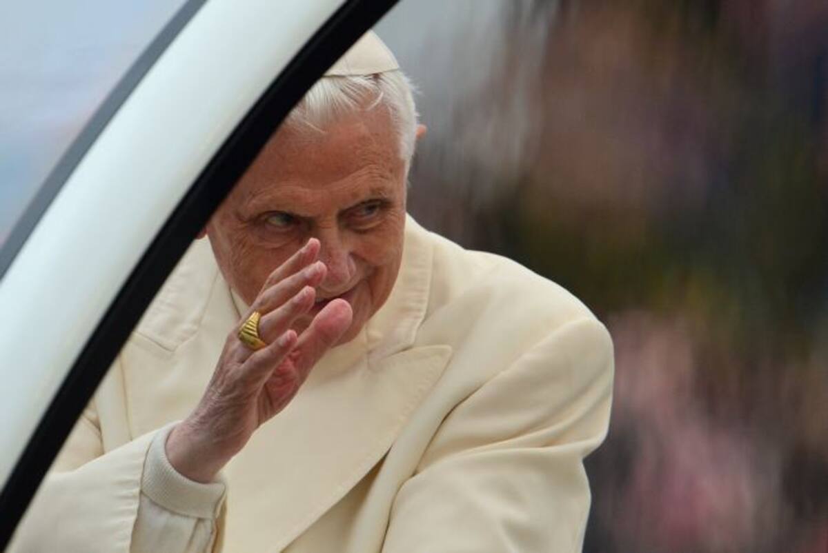 Papa Benedicto XVI. AFP GABRIEL BOUYS