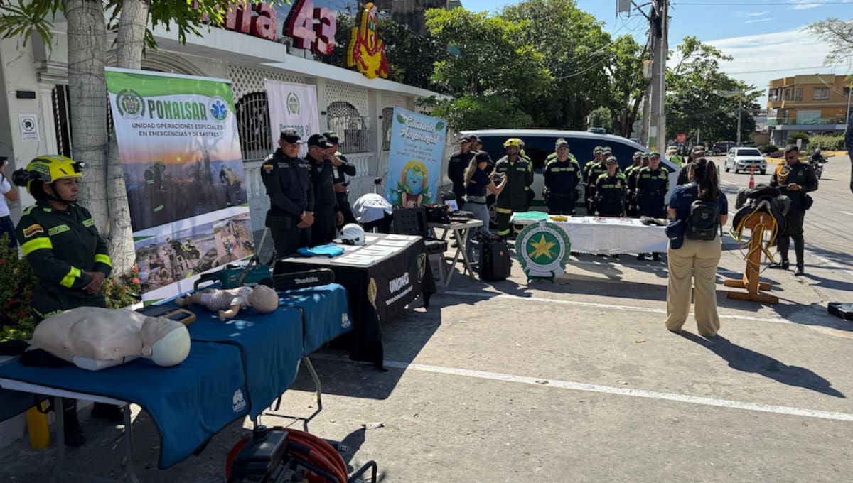 Serán 6.500 uniformados los que estarán desplegados en las diferentes zonas de atención que conforman la Policía Metropolitana de Barranquilla.// Cortesía Policía Mebar.