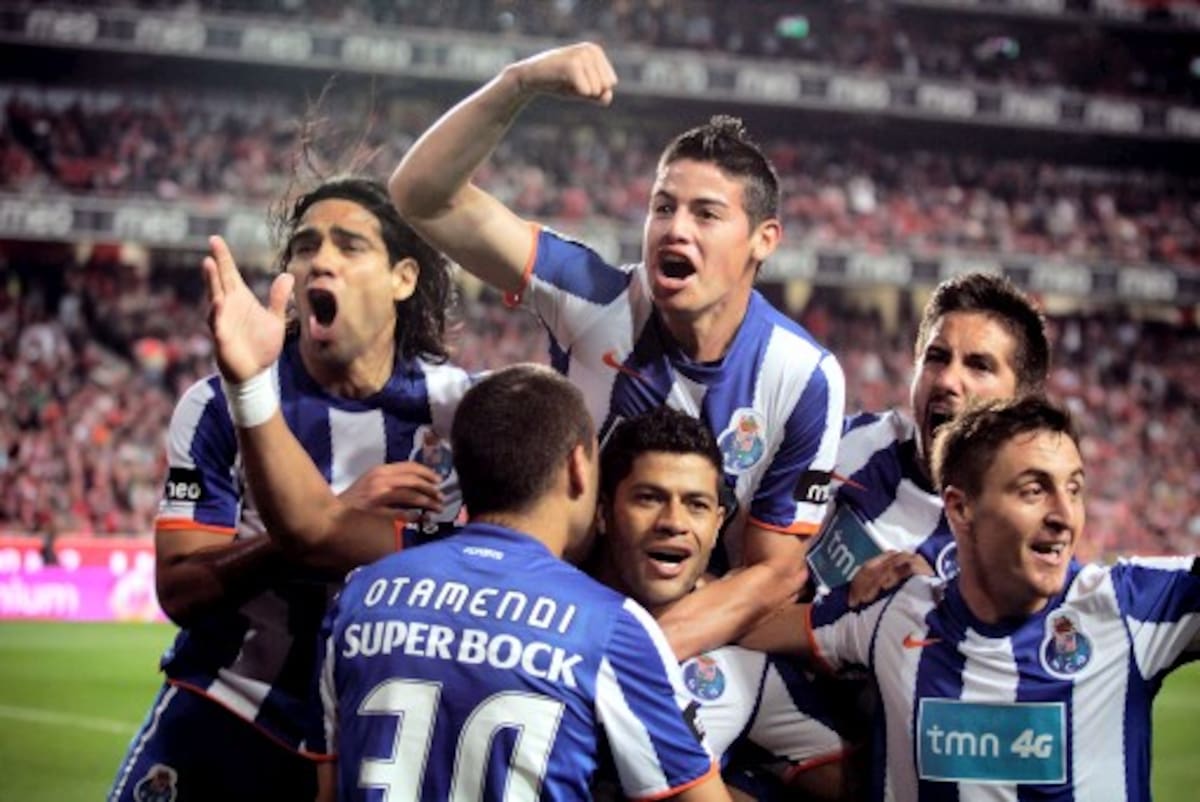 James Rodríguez hace parte de los llamados "tres mosqueteros" colombianos que juegan en el Porto, al lado de Radamel Falcao y Freddy Guarín, Archivo