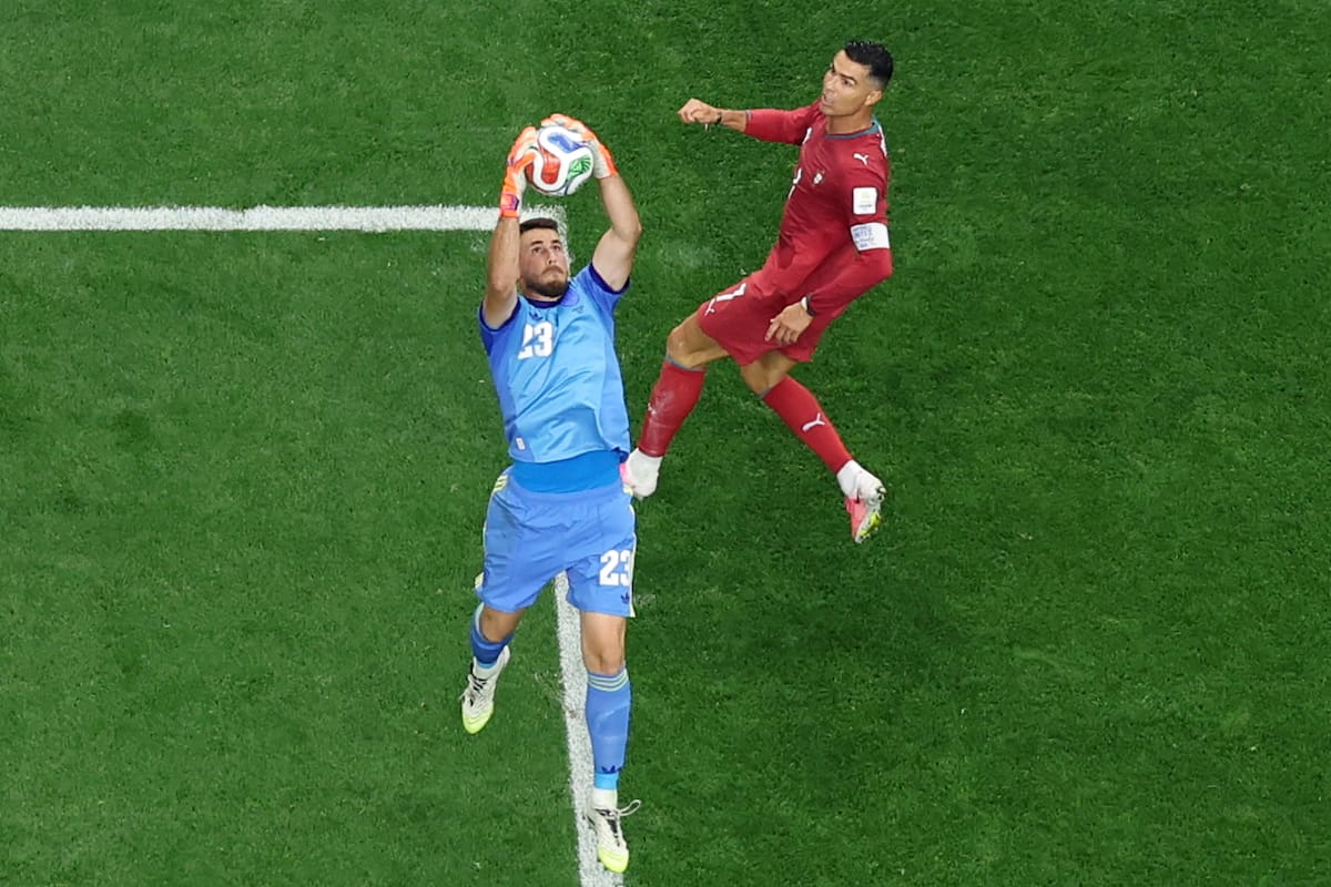 El portero español Unai Simón ha mantenido su valla invicta en el Mundial 2026. //Foto, AP: Sam Hodde