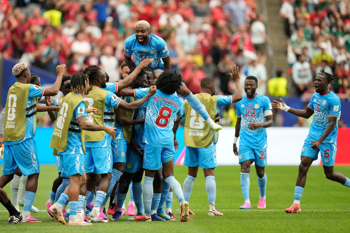 República Democrática del Congo le sacó un valioso empate a Portugal en el Mundial. //Foto, AP: Karen Warren