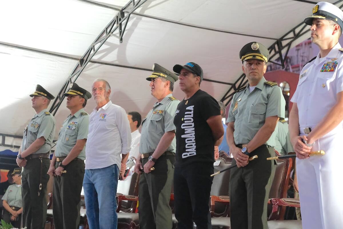 Encuentro entre Verano y nuevo comandante de la Policía de Barranquilla