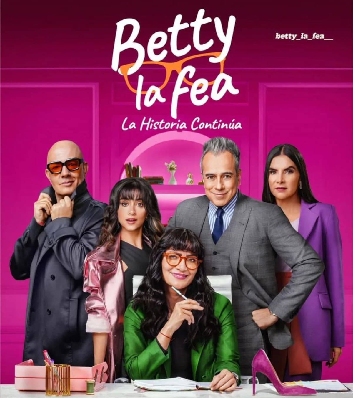 Elenco de la nueva temporada de ‘Yo soy Betty, la fea’. //Foto: Tomada de Internet.