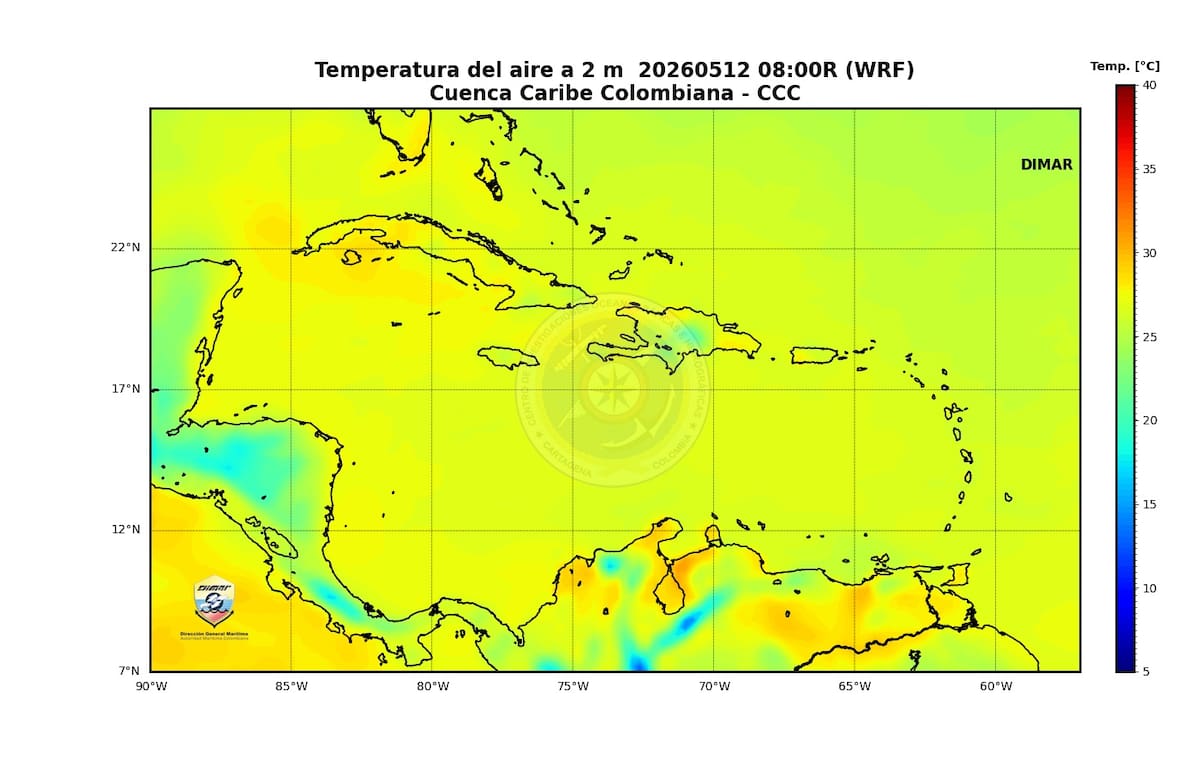 Predomina el tiempo seco en la Región Caribe. // Foto: cortesía Dimar