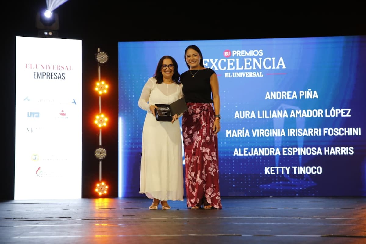 Andrea Piña, presidenta ejecutiva de la Cámara de Comercio de Cartagena reconocida como Mujer del Año // LUIS HERRÁN.