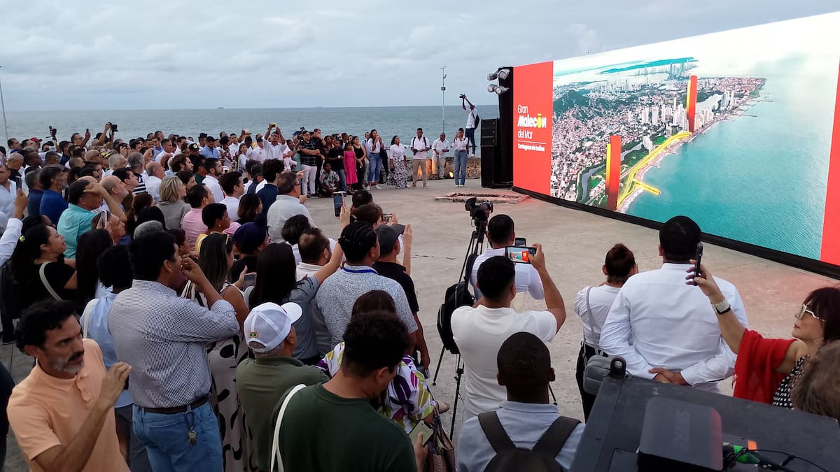 Presentación oficial del Gran Malecón del Mar.//Foto: Luis Herram - El Universal
