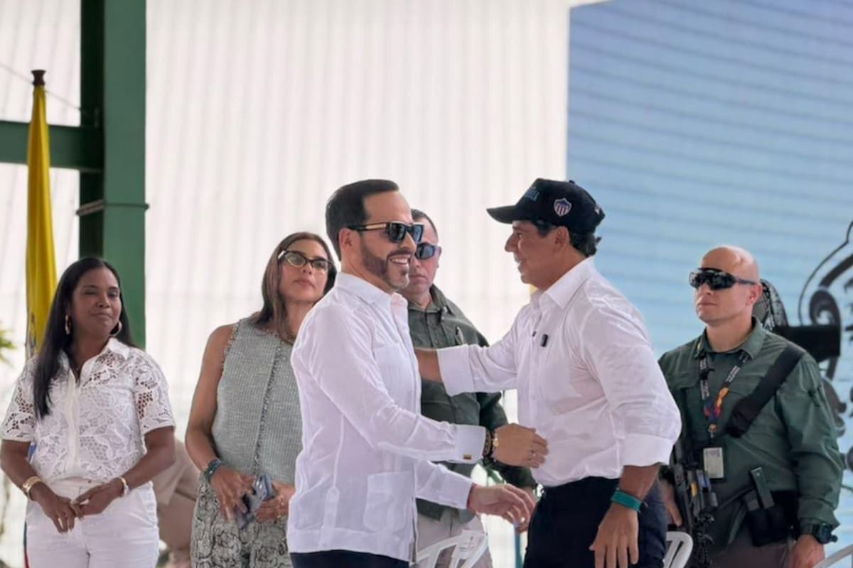 Esto dijo el presidente De la Espriella al entregar un colegio nuevo en el Atlántico