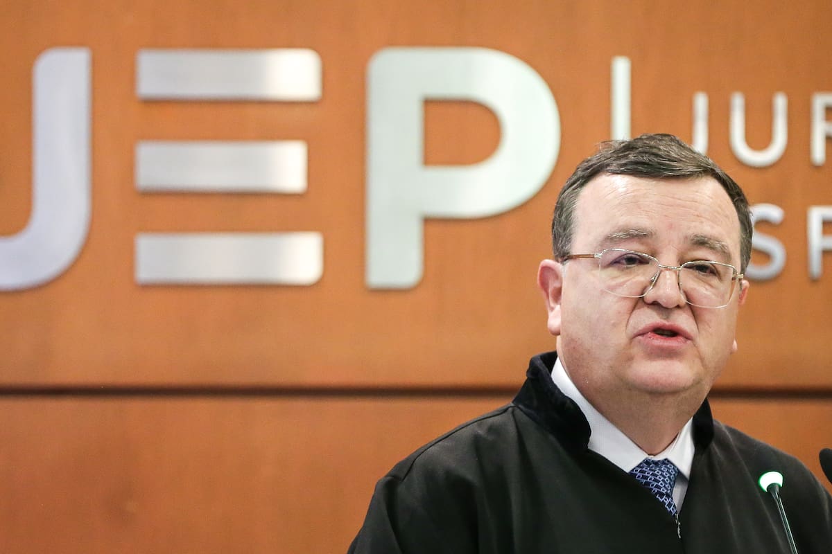Alejandro Ramellí, presidente de la Jurisidicción Especial para la Paz (JEP). // Foto: Colprensa - Catalina Olaya.
