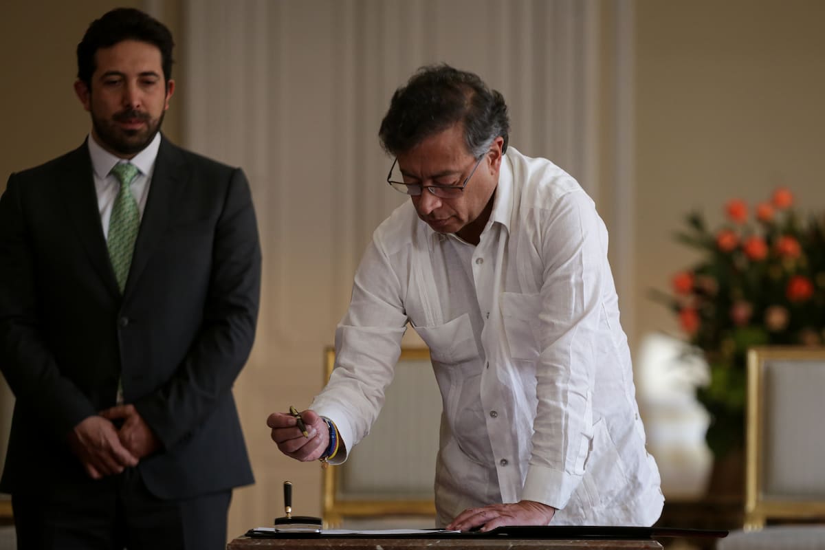 Estas son las cuatro leyes que pasan a sanción de Petro tras aval del Senado. // Colprensa - Cristian Bayona.