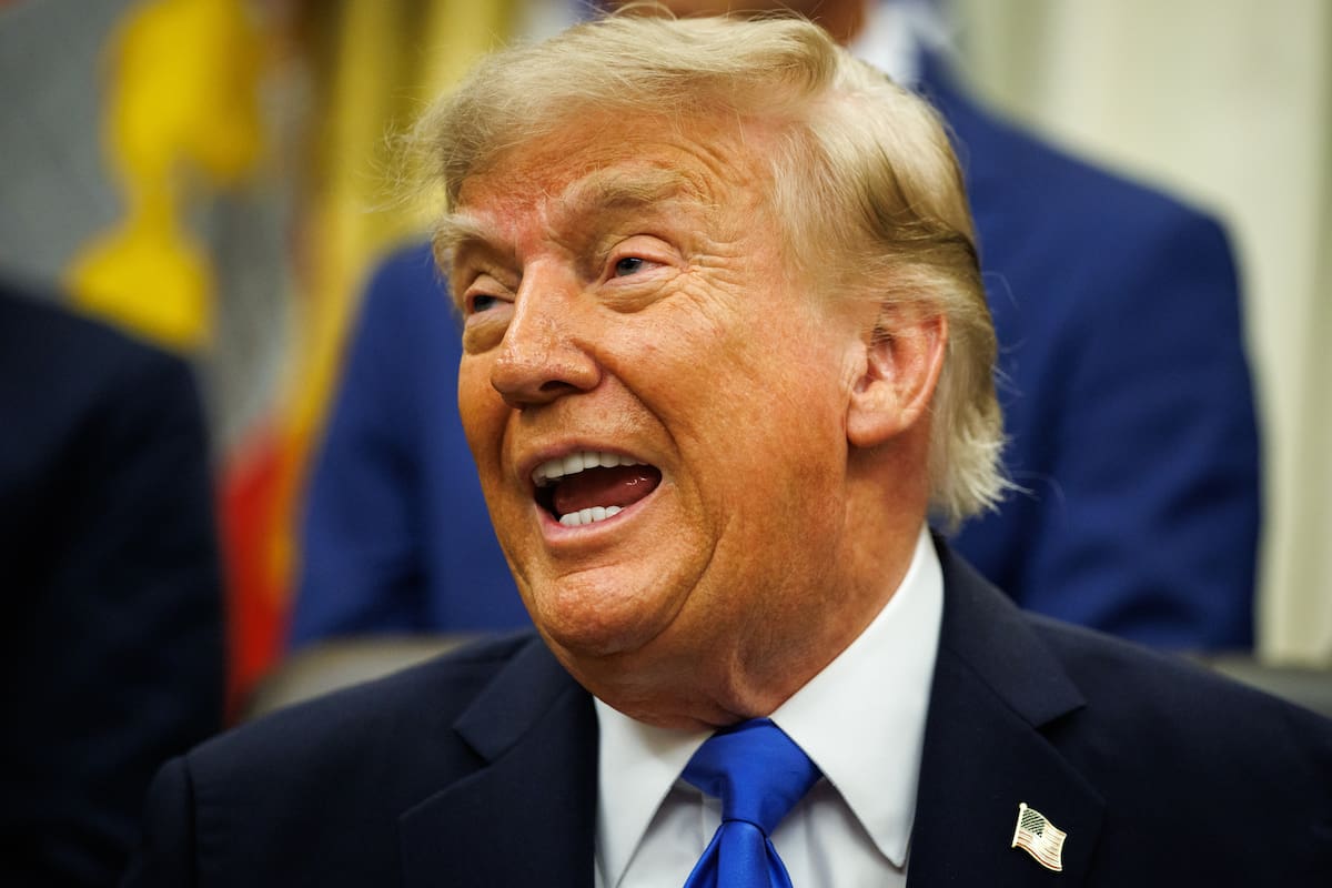 El presidente de Estados Unidos, Donald Trump. // Foto: EFE/EPA/SAMUEL CORUM / POOL.