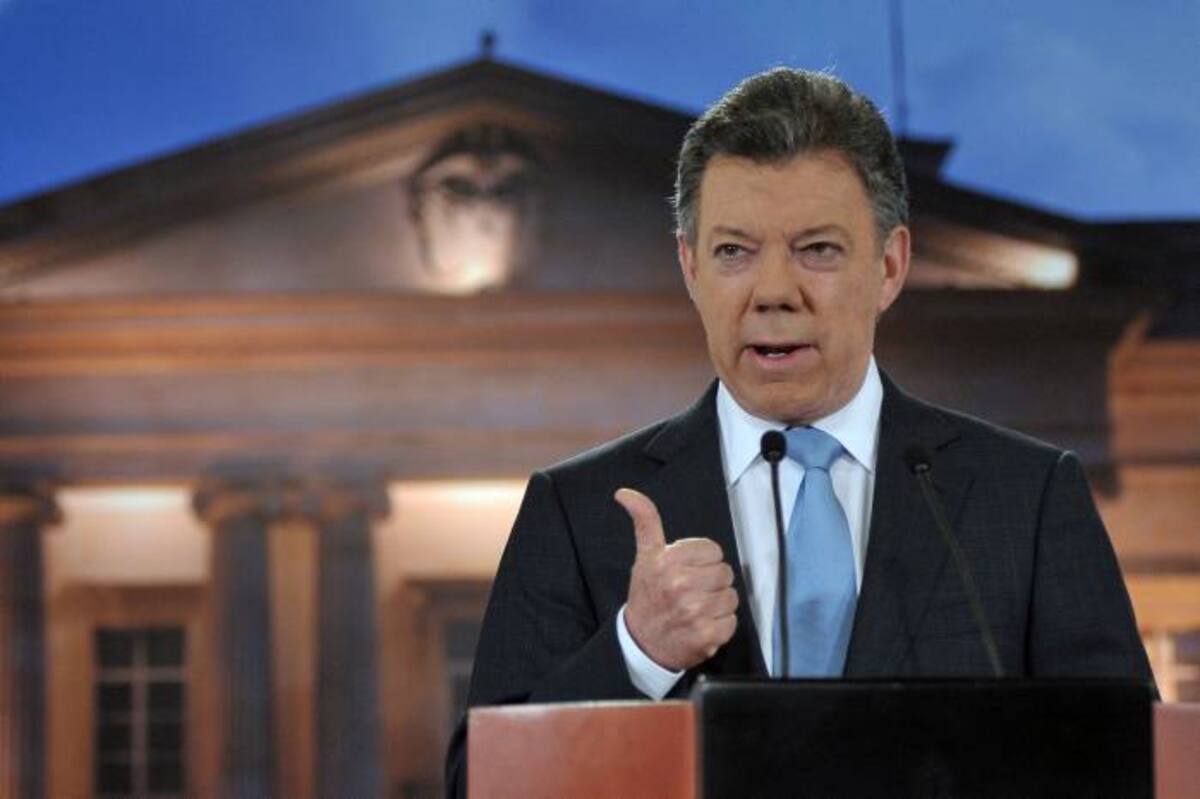 Juan Manuel Santos, presidente de Colombia. ARCHIVO