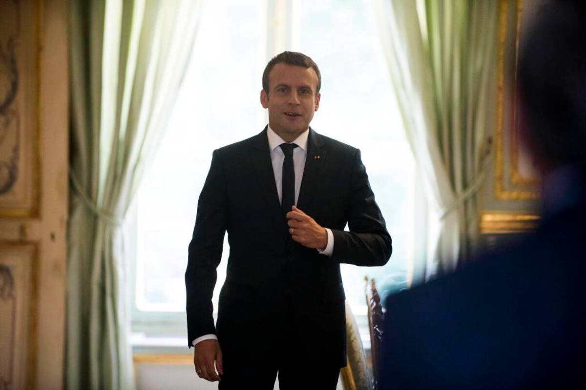 El presidente de Francia, Emmanuel Macron. // Foto: EFE