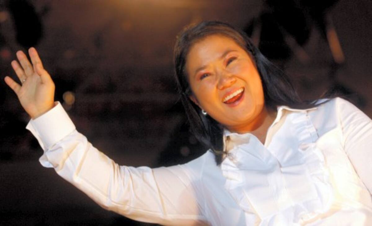 Keiko Fujimori sigue primero en las encuestas. AFP