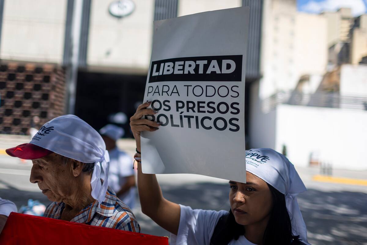 Parlamento de Venezuela anuncia liberación de varios presos políticos