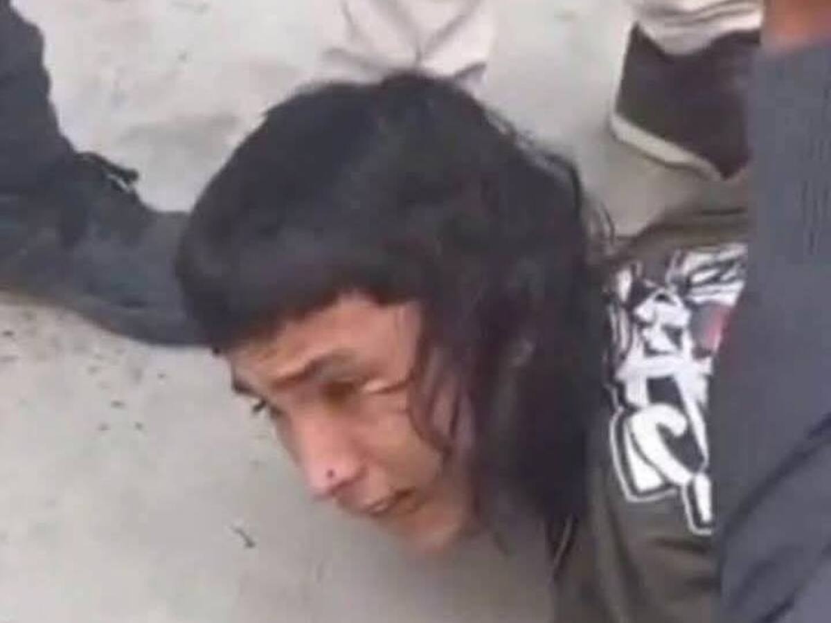 Presunto atacante de Miguel Uribe. // Foto: captura de video
