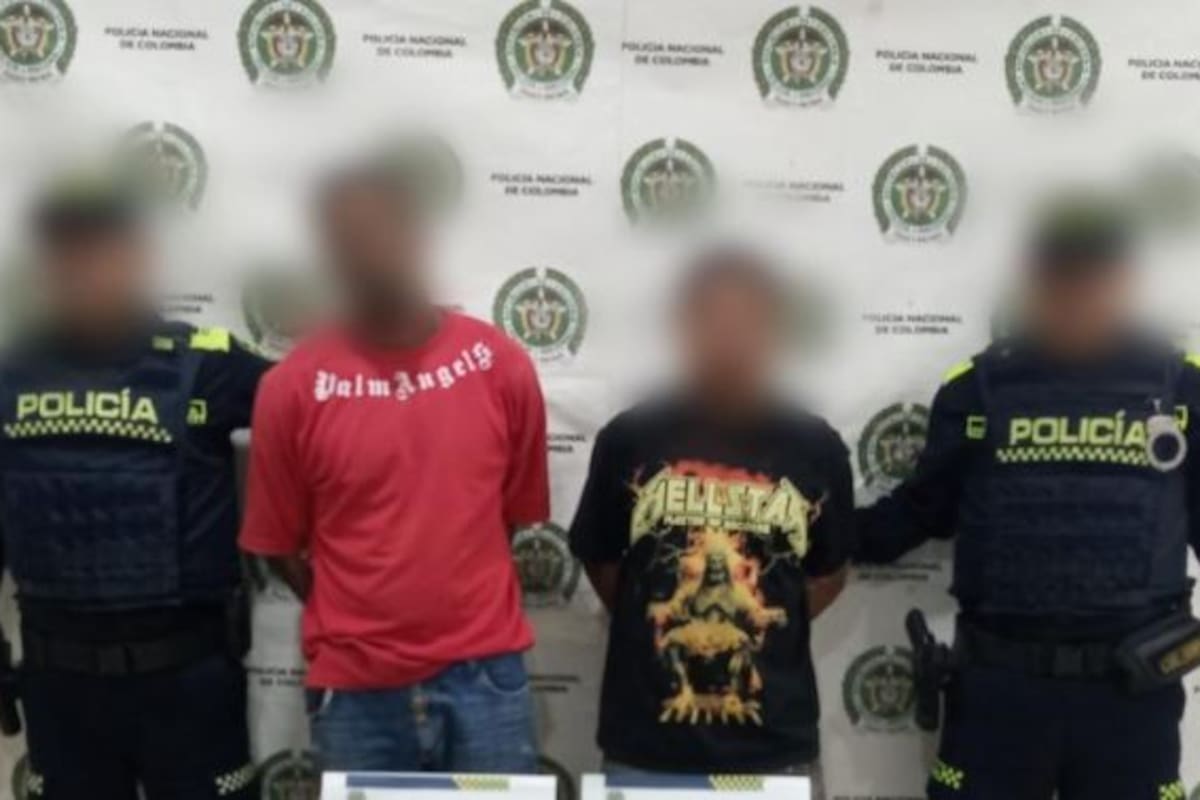 Policía allanó casa de madrugada y capturó a 2 sicarios, listos para actuar