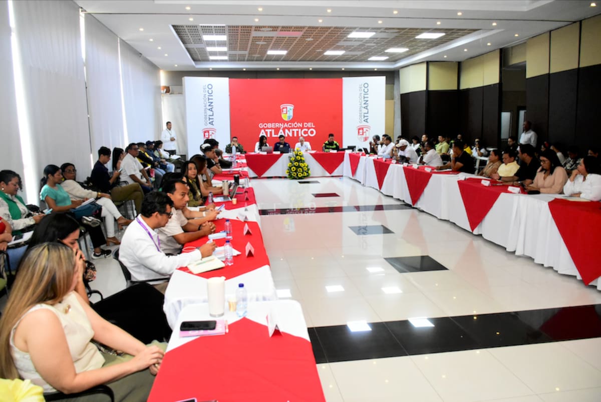 Aspecto general del Primer Comité de Justicia Transicional Departamental Ordinario y de Seguimiento 2026 realizado en la Gobernación del Atlántico..//Cortesía URT.