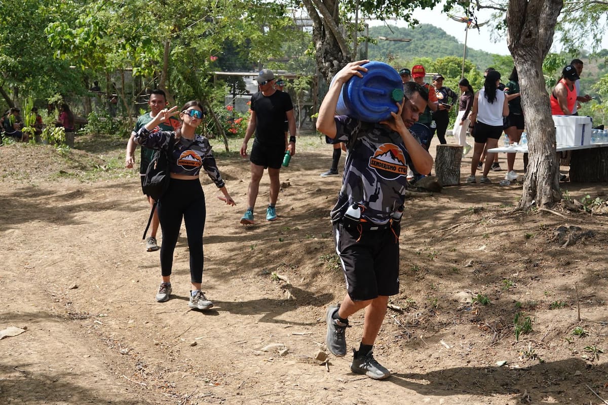 Primera edición del Desafío La Libertad, realizada por Fundación Loros y el equipo de entrenamiento #TEAMLEN. // Foto: cortesía - Fundación Loros