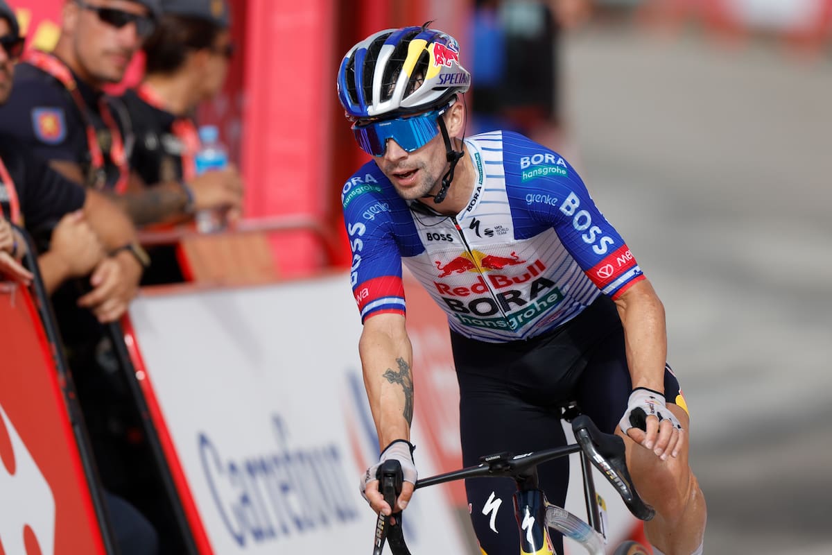 El ciclista Primož Roglič (Red Bull-Bora-Hansgrohe) se encuentra expectante en La Vuelta a España. //Foto, EFE: Javier Lizón