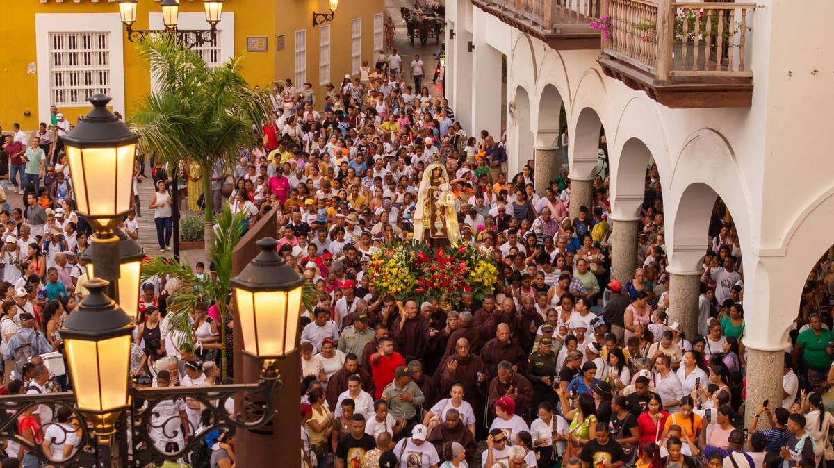 Procesión de la Virgen del Carmen. // Foto: Cortesía
