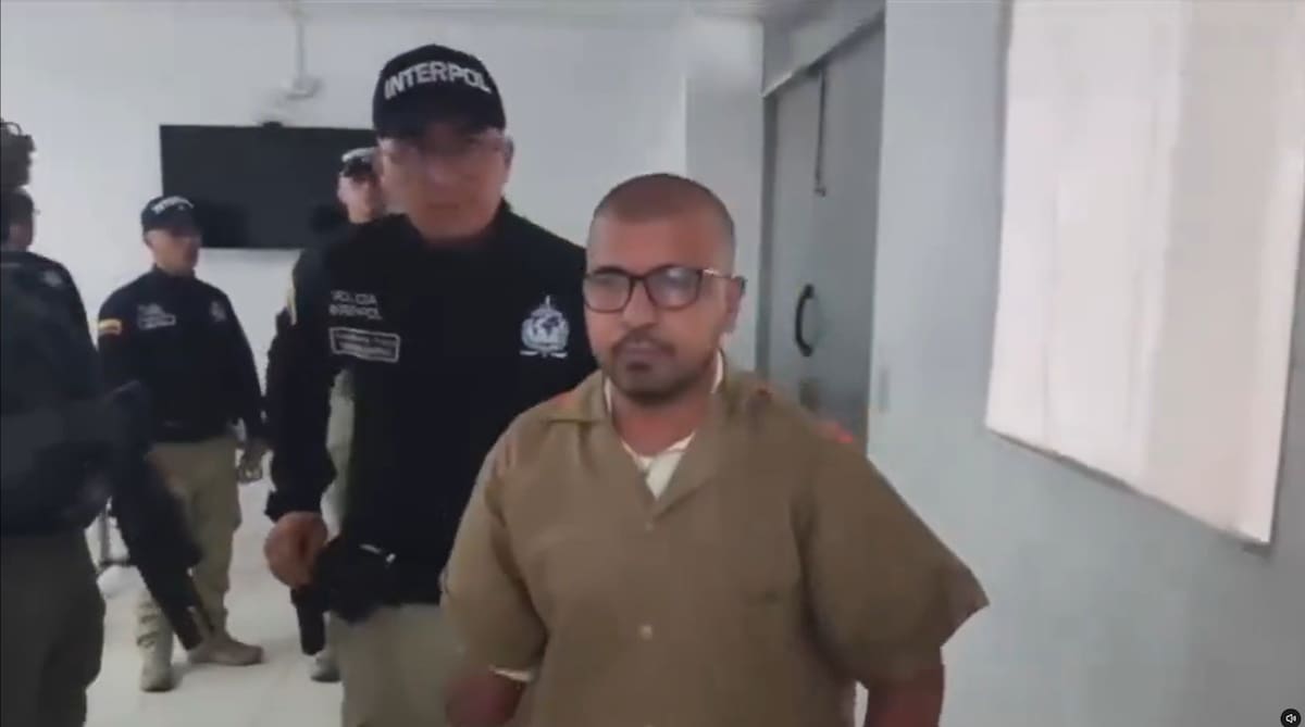 octubre 23 de 2026. Proceso de extradición de Willinton Henao Gutiérrez, alias Mocho Olmedo (Captura de Pantalla)