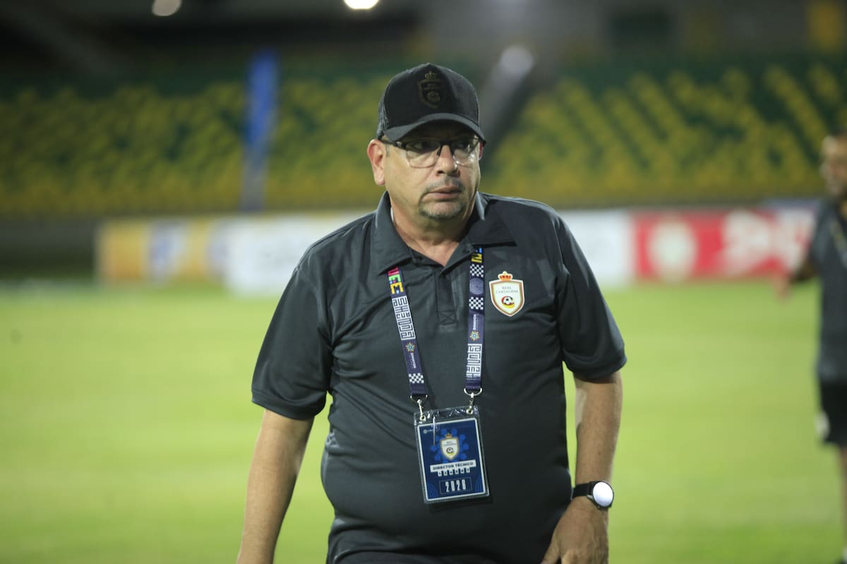 Álvaro Hernández, técnico de Real Cartagena. //Foto: Óscar Díaz Acosta - El Universal