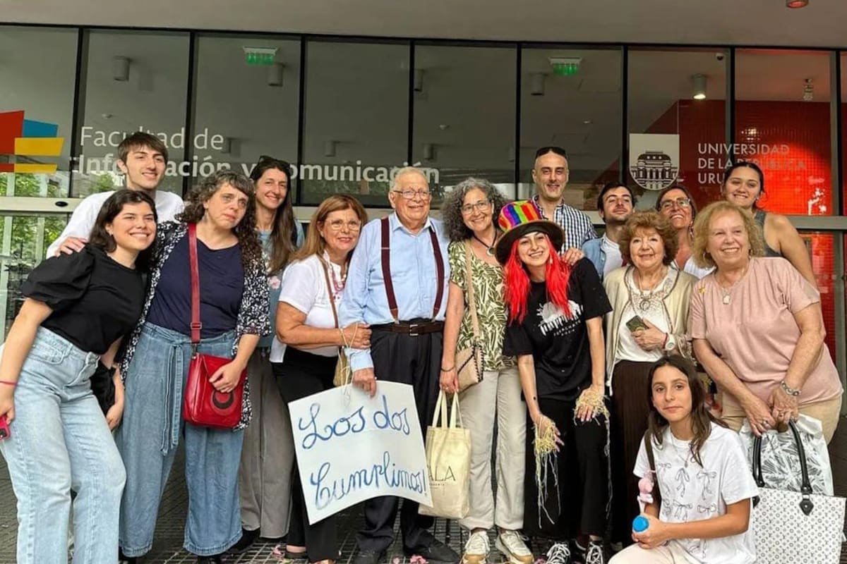 Sueño cumplido: abuelo con cáncer le prometió a su nieta verla graduarse