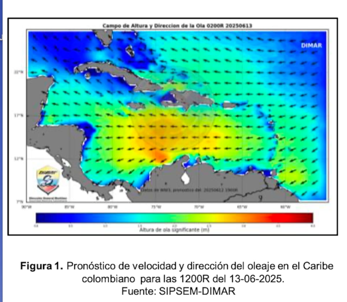 La Subsecretaría de Prevención y Atención de Desastres del Atlántico pidió a la ciudadanía en general en acatar las medidas dadas por la Dimar ante el pronóstico del fin de semana.//Cortesía.