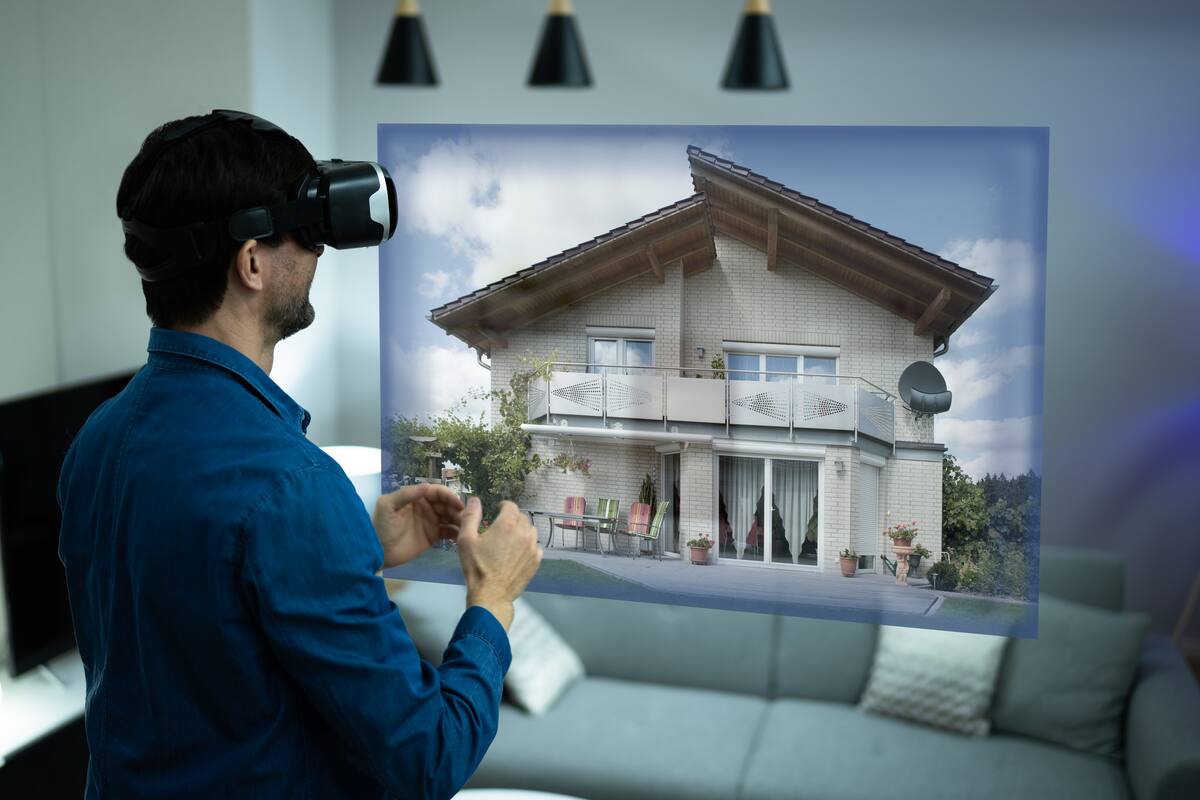 La realidad aumentada es una de las herramientas claves para los recorridos virtuales por las propiedades. //123RF.