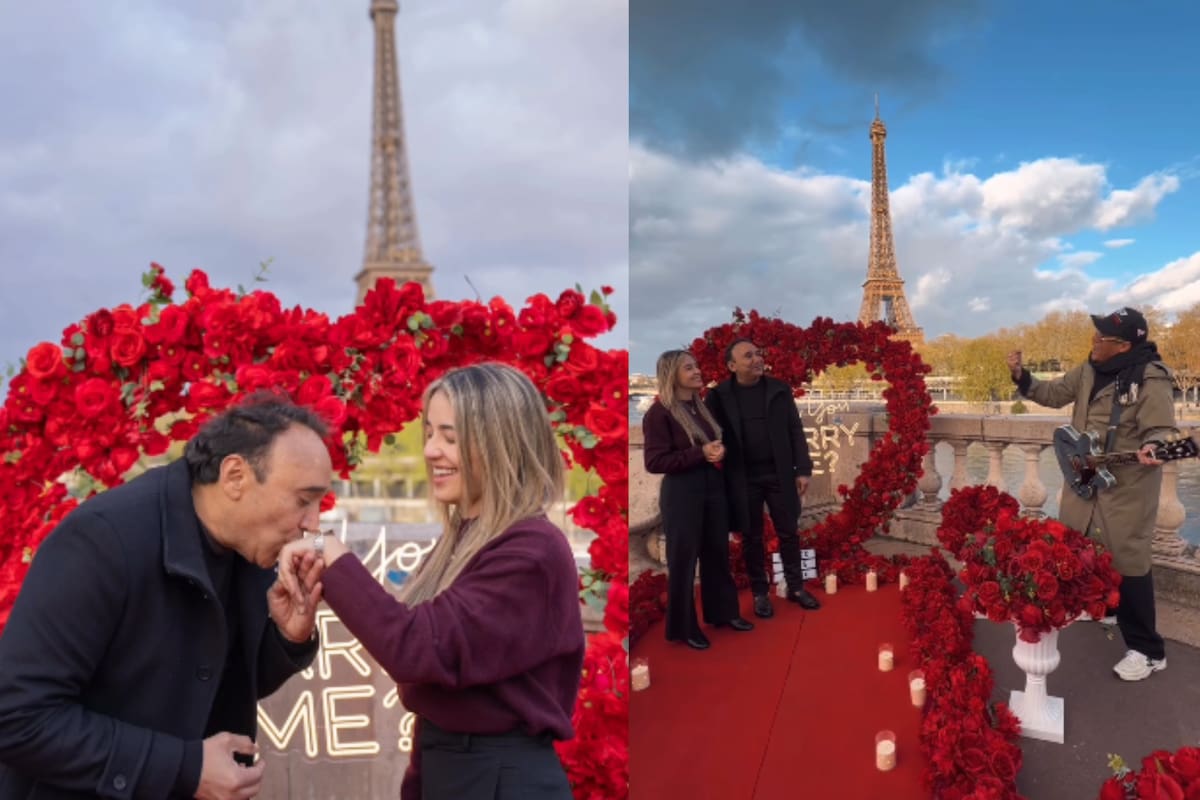 José Alfonso “Chiche” Maestre le propuso matrimonio a su novia en París