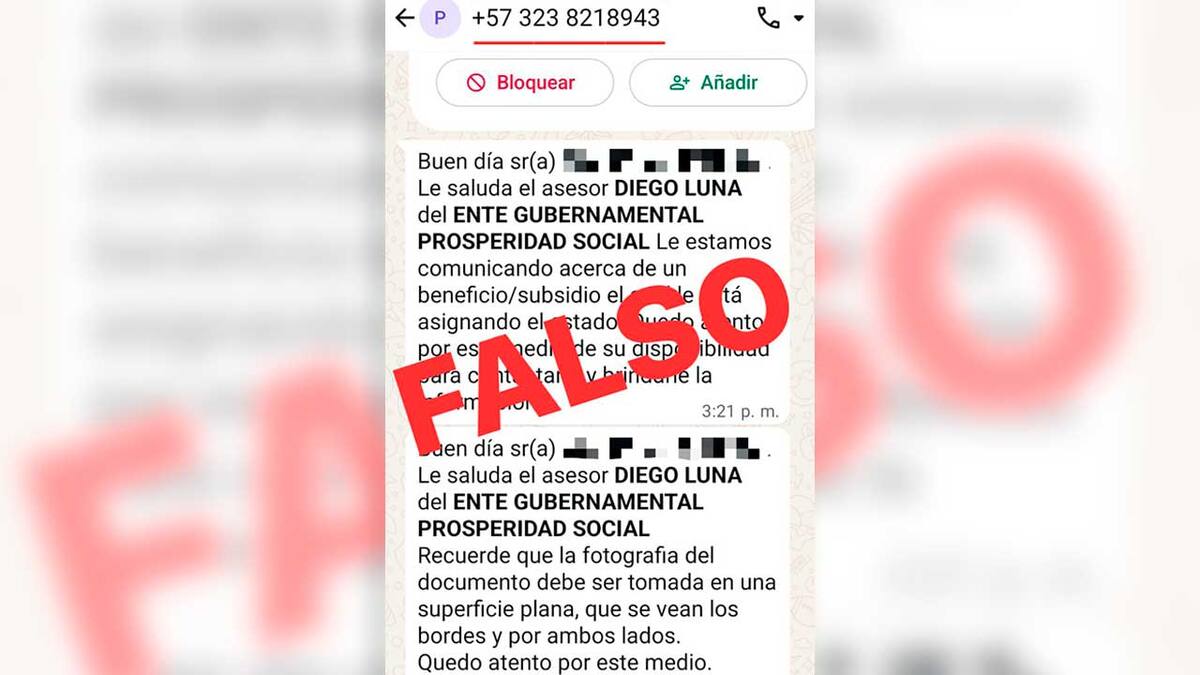 Prosperidad Social alerta sobre modalidad de estafa que afecta a personas mayores. // Foto: cortesía
