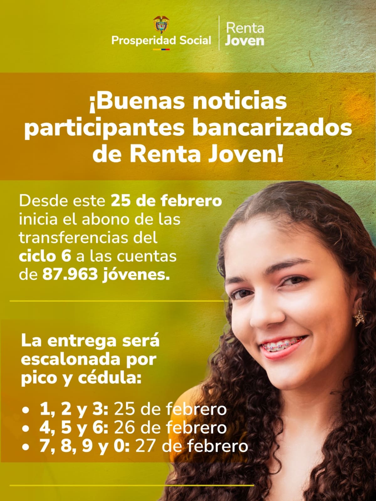 Prosperidad Social inicia entregas de transferencias para 2026. // Foto: cortesía de Prosperidad Social